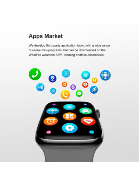 NO.1 DT8 Mini Smartwatch (Γκρι)