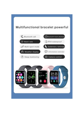T99 Smartwatch με Παλμογράφο (Μαύρο)