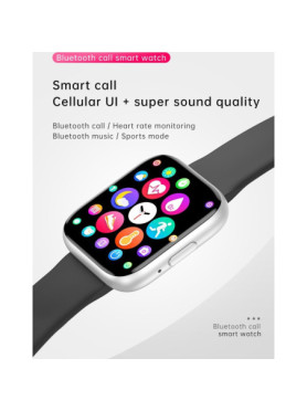 T99 Smartwatch με Παλμογράφο (Μαύρο)