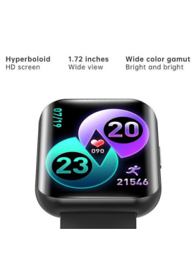 NK21 Smartwatch με Παλμογράφο (Μαύρο)