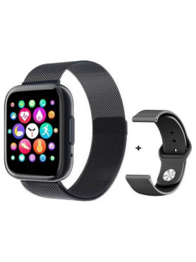 T99 Pro Smartwatch με Παλμογράφο (Μαύρο)