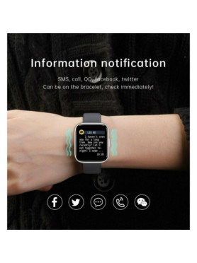 T99 Pro Smartwatch με Παλμογράφο (Μαύρο)