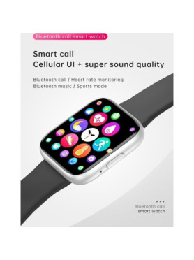 T99 Pro Smartwatch με Παλμογράφο (Μαύρο)