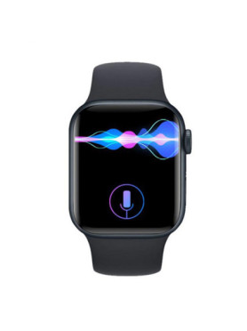 Lemfo P7 Max Smartwatch με Παλμογράφο (Μαύρο)