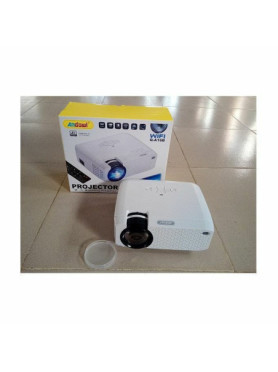 Andowl B Mini Projector LCD Απλής Λάμπας με Wi-Fi και Ενσωματωμένα Ηχεία Λευκός