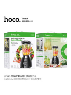 Hoco Μπλέντερ για Smoothies 1.5lt 500W Μαύρο