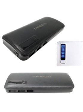 Treqa TR-901 Power Bank 12800mAh με 3 Θύρες USB-A Μαύρο