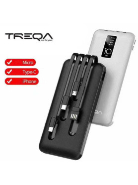 Treqa TR-931 Power Bank 10000mAh με Θύρα USB-A Λευκό