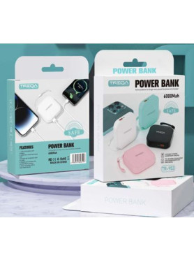 Treqa TR-953 Power Bank 6000mAh Τιρκουάζ
