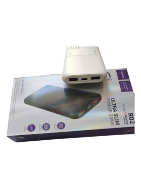 Takemore R02 Power Bank 10000mAh με 2 Θύρες USB-A Λευκό