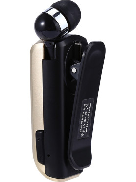 Fineblue F920 In-ear Bluetooth Handsfree Ακουστικό Πέτου Χρυσό