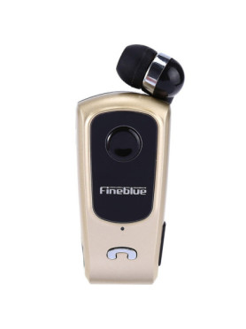 Fineblue F920 In-ear Bluetooth Handsfree Ακουστικό Πέτου Χρυσό