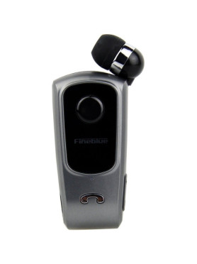 Fineblue F920 In-ear Bluetooth Handsfree Ακουστικό Πέτου Ασημί