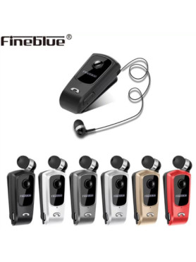 Fineblue F920 In-ear Bluetooth Handsfree Ακουστικό Πέτου Ασημί