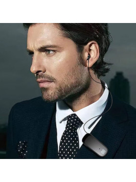 Takemore T66 In-ear Bluetooth Handsfree Ακουστικό Πέτου Μαύρο