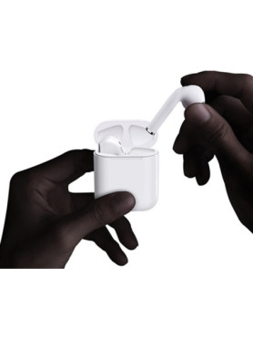 i9S-TWS Earbud Bluetooth Handsfree Ακουστικά με Θήκη Φόρτισης Λευκά