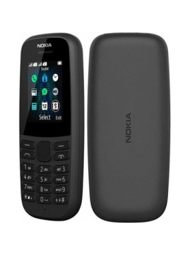 Nokia 105 (2019) Dual SIM Κινητό με Κουμπιά (Ελληνικό Μενού) Μαύρο