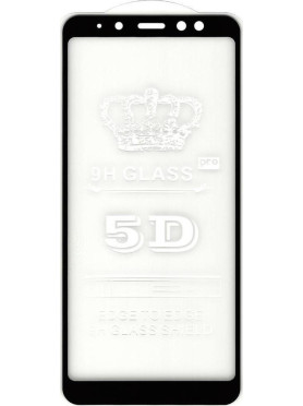 5D Full Face Tempered Glass Black Samsung Galaxy A8 (2018)