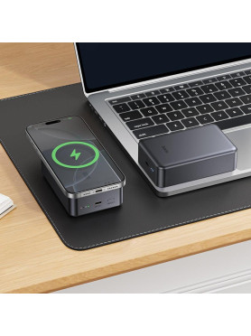 Hoco J160B MagSafe Power Bank 20000mAh 20W με Θύρα USB-C Power Delivery / Quick Charge 3.0 Γκρι