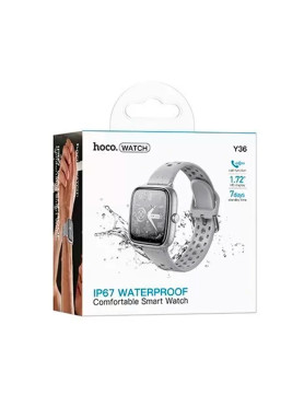Hoco Y36 Smartwatch (Ασημί)