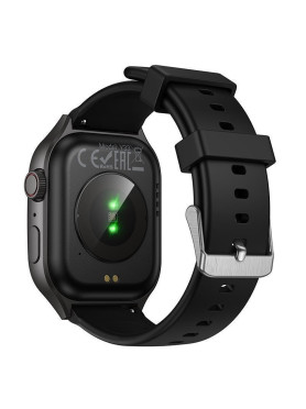 Hoco Y33 Smartwatch με Παλμογράφο (Μαύρο)