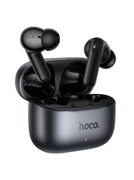 Hoco EQ27 In-ear Bluetooth Handsfree Ακουστικά με Θήκη Φόρτισης Μαύρα