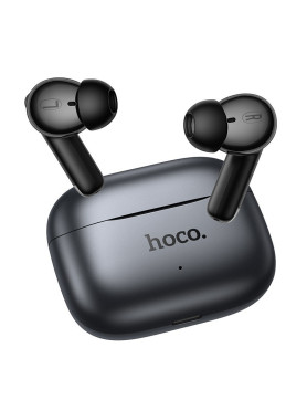 Hoco EQ27 In-ear Bluetooth Handsfree Ακουστικά με Θήκη Φόρτισης Μαύρα