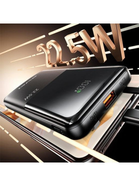 Awei P76K Power Bank 10000mAh 22.5W Μαύρο