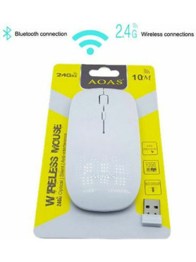Aoas AOAS R-601 Ασύρματο Gaming Ποντίκι Λευκό