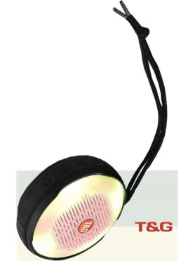 T&G TG-607 Ηχείο Bluetooth 5W με Ραδιόφωνο και Διάρκεια Μπαταρίας έως 1 ώρες Μαύρο