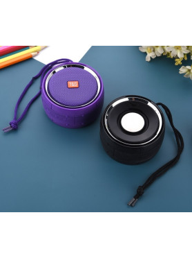 T&G TG-536 Ηχείο Bluetooth 3W με Ραδιόφωνο και Διάρκεια Μπαταρίας έως 4 ώρες Μωβ