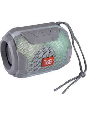 T&G TG-162 Ηχείο Bluetooth 5W με Ραδιόφωνο και Διάρκεια Μπαταρίας έως 3 ώρες Γκρι
