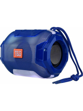 T&G TG-162 Ηχείο Bluetooth 5W με Ραδιόφωνο και Διάρκεια Μπαταρίας έως 3 ώρες Μπλε