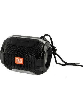 T&G TG-162 Ηχείο Bluetooth 5W με Ραδιόφωνο και Διάρκεια Μπαταρίας έως 3 ώρες Μαύρο