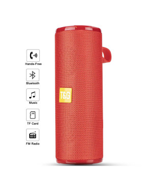 T&G TG-149 Ηχείο Bluetooth 10W με Ραδιόφωνο και Διάρκεια Μπαταρίας έως 4 ώρες Κόκκινο