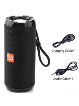 T&G TG-621 Ηχείο Bluetooth 5W με Ραδιόφωνο και Διάρκεια Μπαταρίας έως 4 ώρες Μαύρο