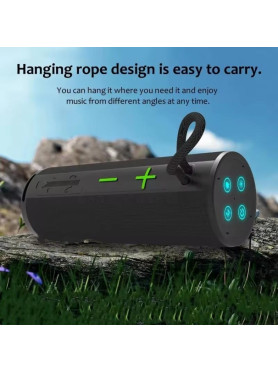 T&G Ηχείο Bluetooth 14W με Ραδιόφωνο και Διάρκεια Μπαταρίας έως 4 ώρες Ασημί TG-421