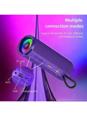 T&G Ηχείο Bluetooth 14W με Ραδιόφωνο και Διάρκεια Μπαταρίας έως 4 ώρες Ασημί TG-421