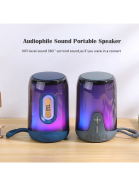 T&G Ηχείο Bluetooth 5W με Ραδιόφωνο και Διάρκεια Μπαταρίας έως 2 ώρες Μπλε TG-652