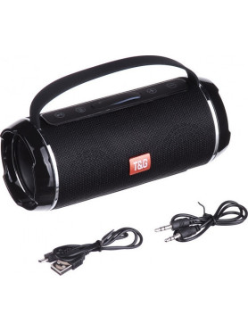 T&G TG227 Ηχείο Bluetooth 10W με Ραδιόφωνο και Διάρκεια Μπαταρίας έως 2 ώρες Μαύρο