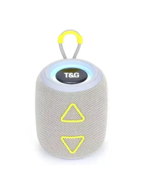 T&G Ηχείο Bluetooth 5W με Ραδιόφωνο Γκρι TG655