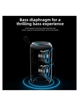 T&G Ηχείο Bluetooth 16W με Ραδιόφωνο Μωβ TG-656