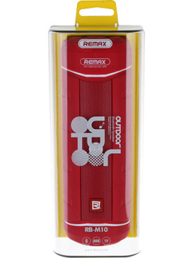 Remax RB-M10 Ηχείο Bluetooth 10W με Διάρκεια Μπαταρίας έως 10 ώρες Κόκκινο