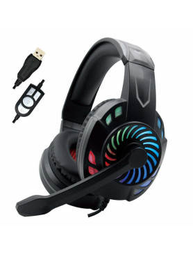 Komc KM666 Over Ear Gaming Headset με σύνδεση USB