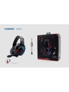 Komc KM666 Over Ear Gaming Headset με σύνδεση USB