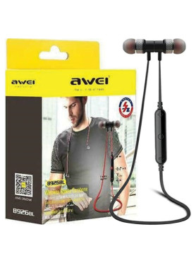 Awei B926BL In-ear Bluetooth Handsfree Ακουστικά με Αντοχή στον Ιδρώτα Μαύρα