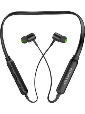 Awei G10BL In-ear Bluetooth Handsfree Ακουστικά με Αντοχή στον Ιδρώτα Μαύρα