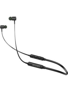 Awei G10BL In-ear Bluetooth Handsfree Ακουστικά με Αντοχή στον Ιδρώτα Μαύρα