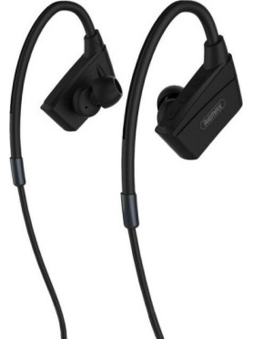 Remax RB-S19 In-ear Bluetooth Handsfree Ακουστικά με Αντοχή στον Ιδρώτα Μαύρα
