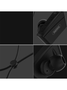 Remax RB-S19 In-ear Bluetooth Handsfree Ακουστικά με Αντοχή στον Ιδρώτα Μαύρα